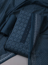 Printed Cotton Blend Unstitched Suit With Dupatta